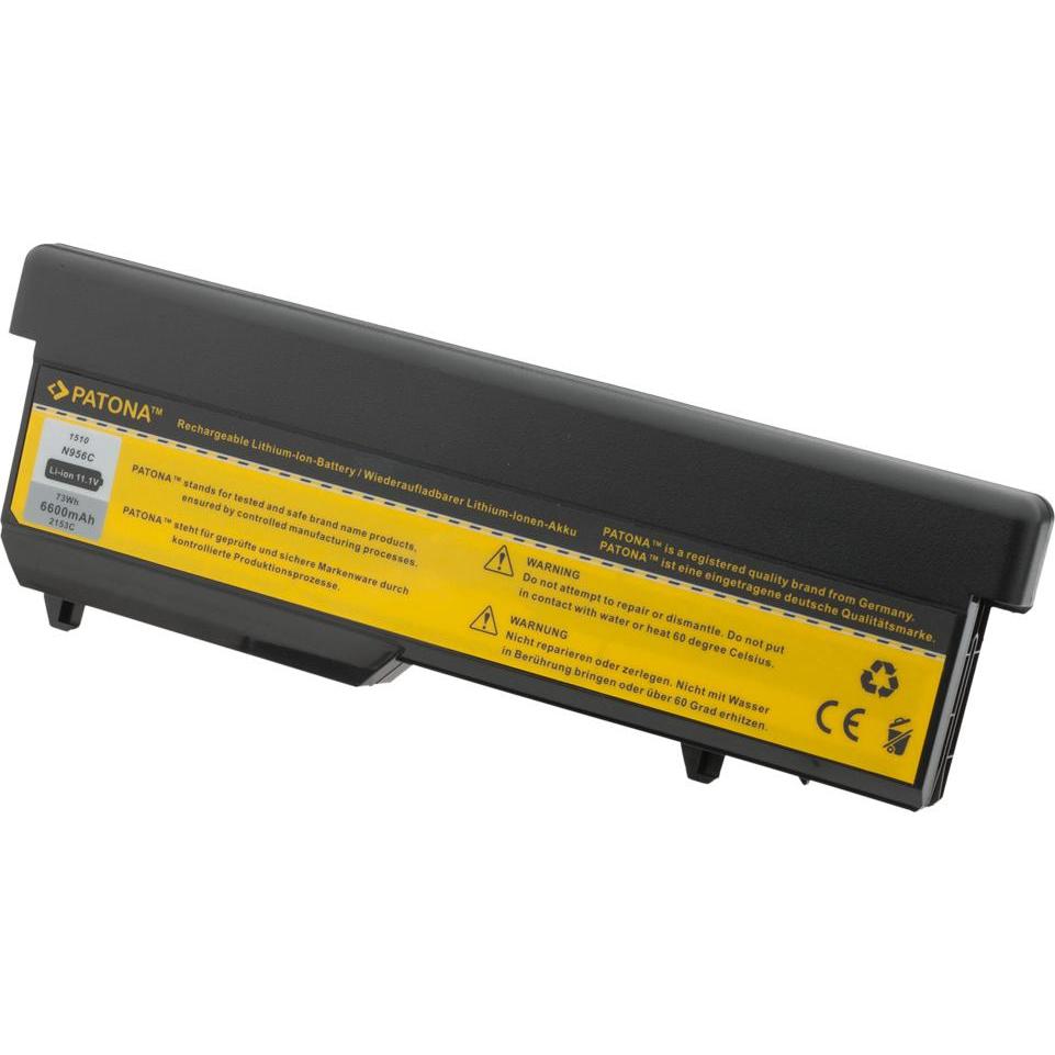 Patona 2153 (9 cubicoli, 6600 mAh), Batteria per notebook, Nero