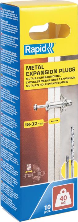 Produktbild NoName Metall-Hohlraumdübel (10 Stk.)