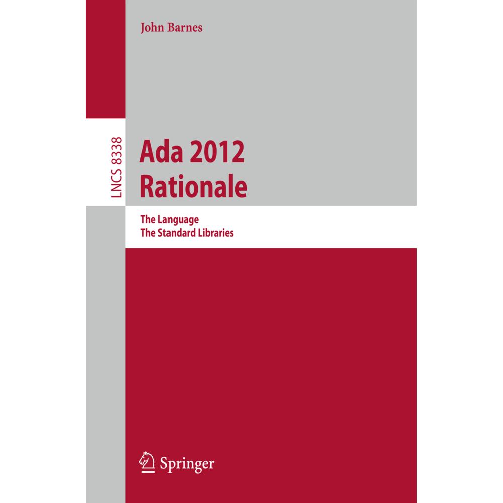 Ada 2012 Rationale, Fachbücher von John Barnes
