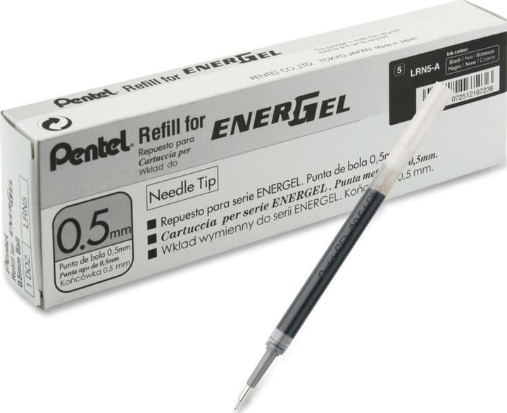 Actual product image Pentel EnerGel Mine LRN5-AX (Black, 0.50 mm, 1 pcs.)