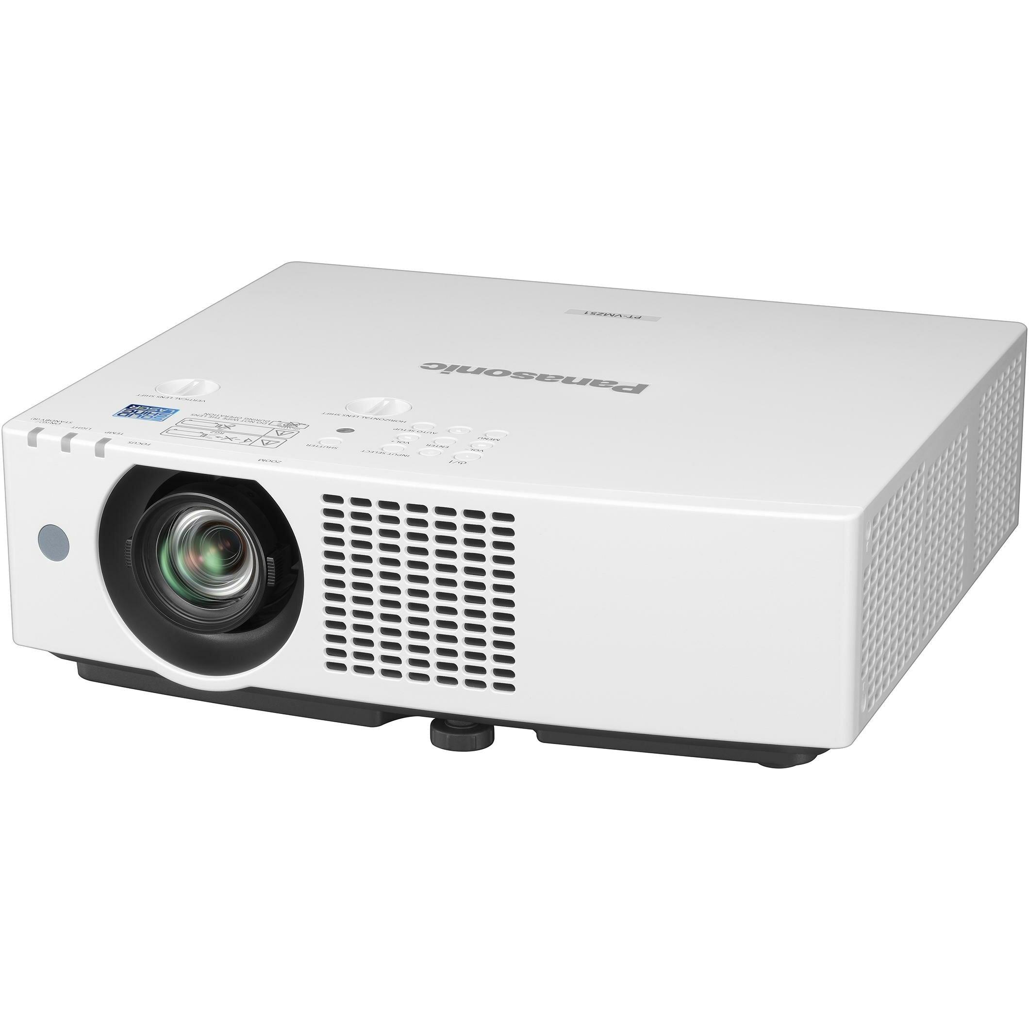 Panasonic Projektor PT-VMZ51 (Full HD, 5200 lm, 1.09 - 1.77:1), Beamer, Weiss