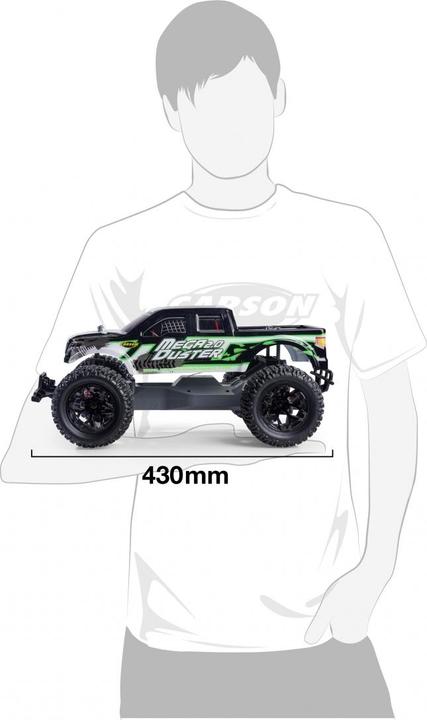 Image du produit Carson Modèle réduit de sport 1:10 FE Mega Duster 2.0 2.4G 100% RTR 1:10 RC Modellauto Ele (RTR Prêt à fonctionner)