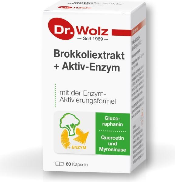 Produktbild Dr. Wolz Brokkoliextrakt + Aktiv-Enzym Kapseln, 60 St. Kapseln (60 Stück, Kapseln, 103 g)