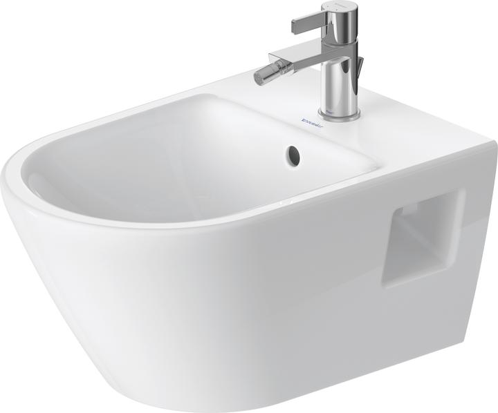 Produktbild Duravit Wand-Bidet D-NEO m ÜL mit Hahnlochbank 1 Hahnloch weiss