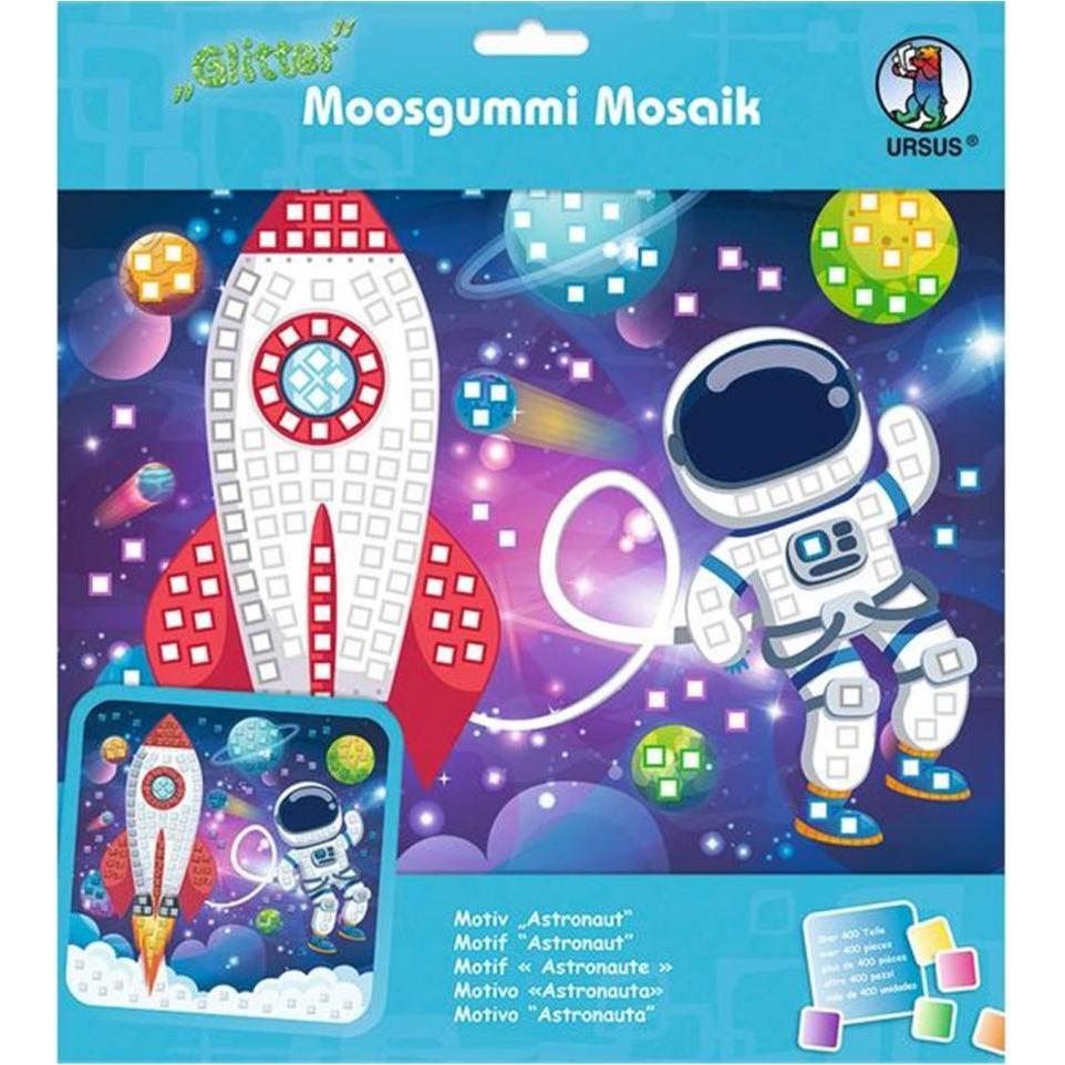 Ursus Moosgummi-Set Glitter Astronaut, Mehrfarbig