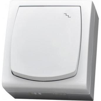 Ospel ŁNH-3N/00, Taster + Schalter, Weiss