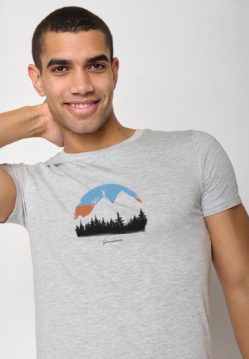 Actual product image Greenbomb T-Shirt Nature Forest Happy (M)