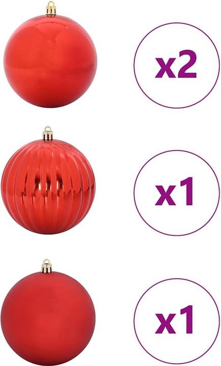 Image du produit vidaXL Weihnachtskugeln (4x)