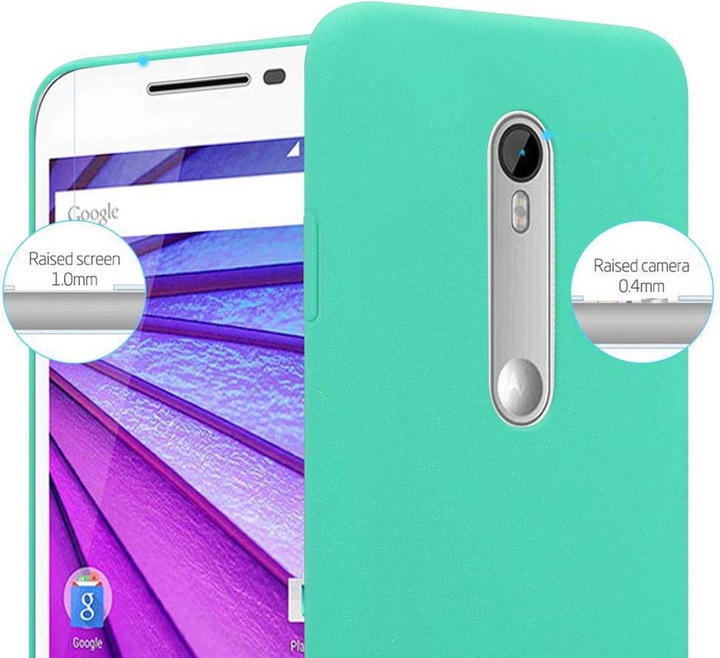 Actual product image Cadorabo Hard Cover Frosty Cover (Motorola Moto G3)