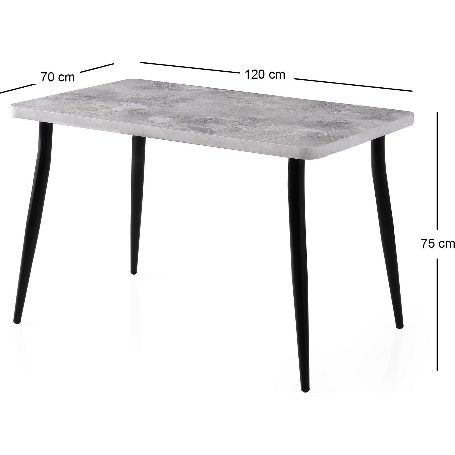 Hanah Home, Esstisch, Oslo (120 x 75 x 70 cm)