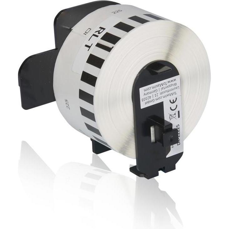 Inkadoo, Etiketten, Kompatibel zu Brother DK-22225 Etikett, weiss, passend für Brother P-Touch QL 1050, Brother P-Tou...