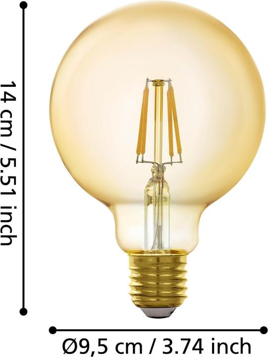 Produktbild EGLO Leuchtmittel (E27, 500 lm, 40x)