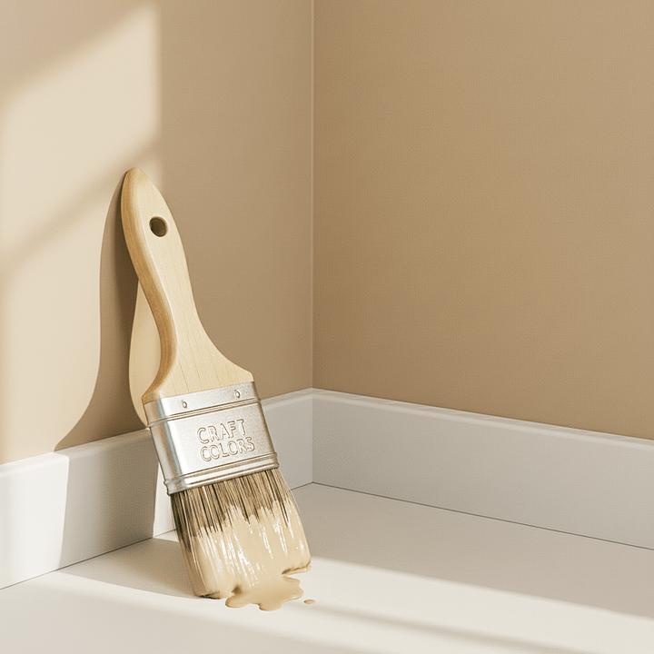Actual product image Craft Colors Wall colour noble matt (Cream Beige No. 129, 5 l)