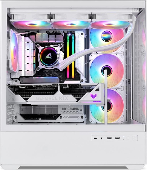 Produktbild Sharkoon AK6 RGB White ATX (weiss) (ATX, mATX, Mini-ATX)