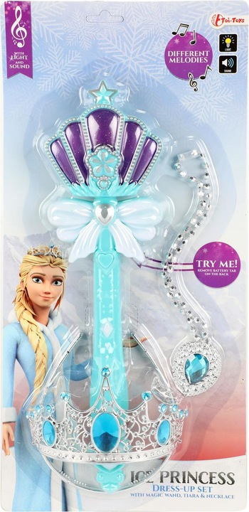 Actual product image Toi-Toys Ice princess magic wand princess with light and sound