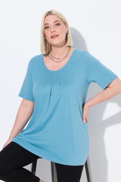 Actual product image Ulla Popken Essential Front Pleat Tee (42, 44)