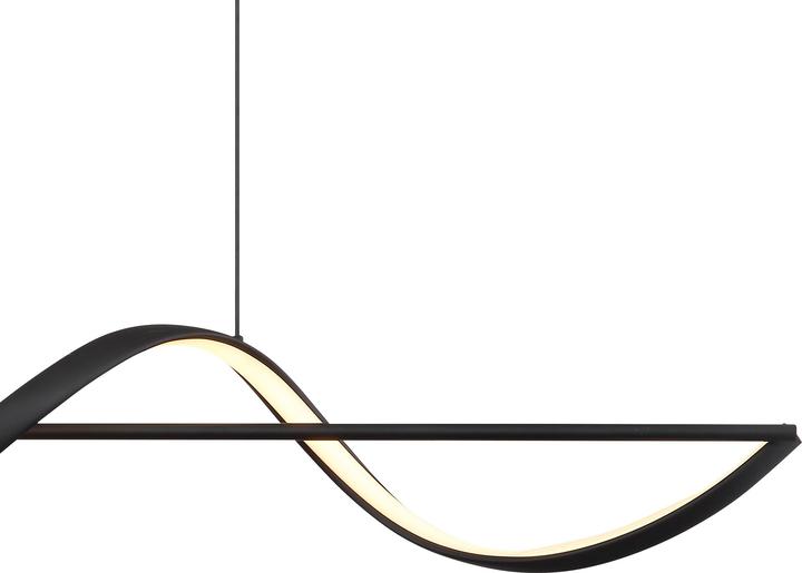 Image du produit Globo Lampe à Suspendre Métal Noir Mat, 1xled (3000 lm)