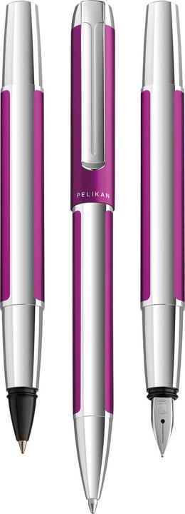 Image du produit Pelikan Stylo à bille Pura® Violet dans un étui cadeau (Violet, 1 x)