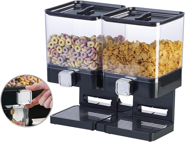 Actual product image Rosenstein & Söhne Double dispenser for cereals & snacks