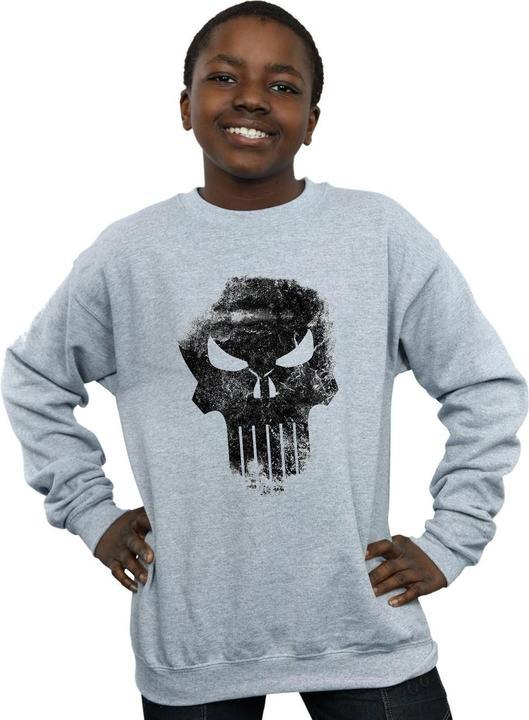 Produktbild The Punisher Distrressed Skull Sweatshirt Jungen (152, 158)