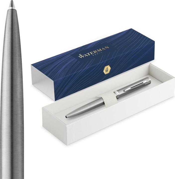 Produktbild Waterman Kugelschreiber IMPRESSION Stainless SteelCT M Blau Geschenkbox