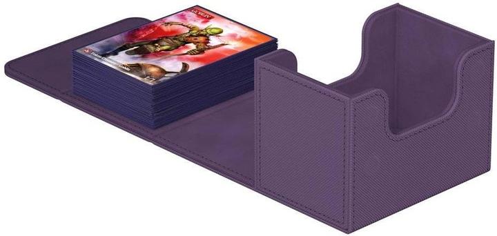 Actual product image Ultimate Guard Card Box XenoSkin Sidewinder Monocolor 80+ Purple