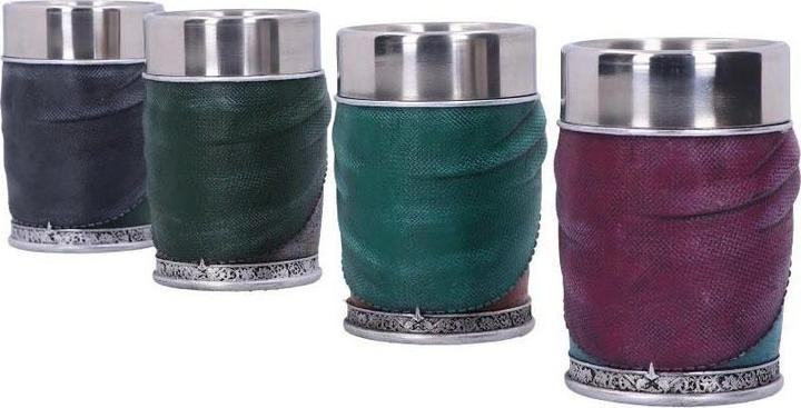 Produktbild Nemesis Now Lord of the Rings Hobbit Shot Glass Set (4 x, Schnapsgläser + Shotgläser)
