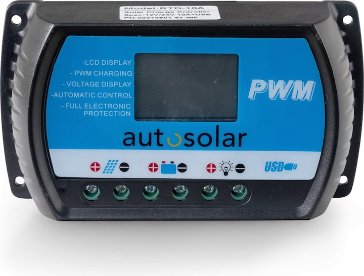 Immagine prodotto Autosolar Sistema solare da 100W con batteria AGM da 110Ah e inverter da 300W (100 W)