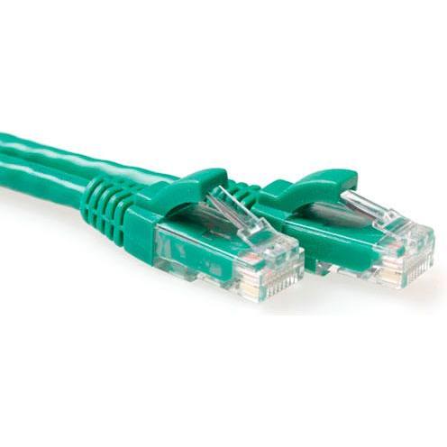 ACT Green 20 meter U/UTP CAT6A patch cable snagless with RJ45 connectors (U/UTP, CAT6a, 20 m), Netzwerkkabel