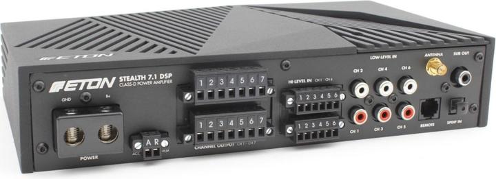 Actual product image ETON Stealth 7.1 DSP - autoversterker 7-kanaals met DSP en sub-out