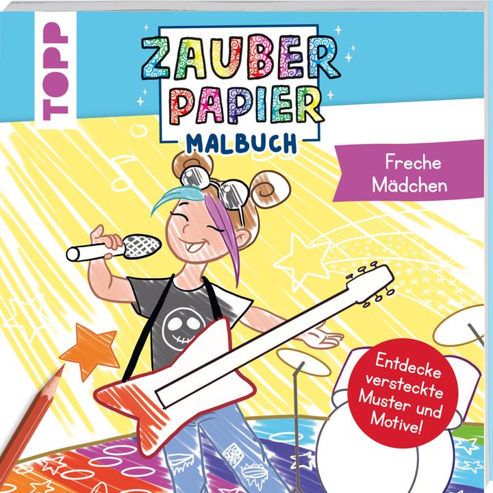 Papier magique Livre à colorier Filles coquines