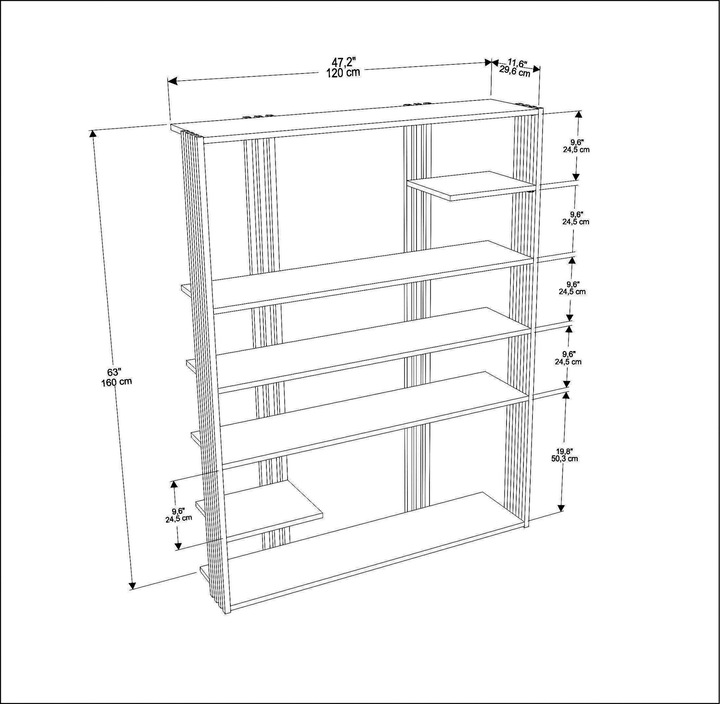 Actual product image Hanah Home Henley (120 x 160 x 29.5 cm)