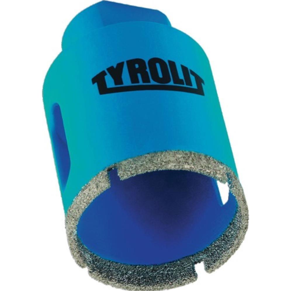 Tyrolit, Lochsäge, Diamantbohrkrone DDT Premium Ø 25 mm Länge 45 mm geeignet für Fliesen / Granit / Marmor M14 (25 Milli...