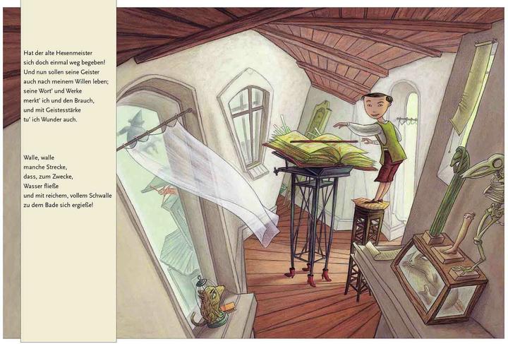 Produktbild Der Zauberlehrling (Deutsch, Johann Wolfgang von Goethe, Sabine Wilharm, 2025)