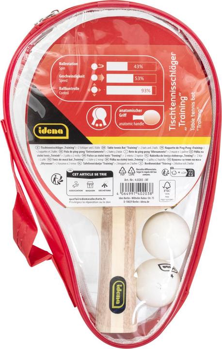 Produktbild Idena Tischtennis-Set Training 5teilig