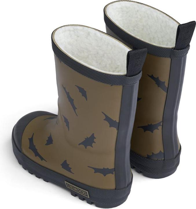 Actual product image Liewood Thermo Rain Boots Mason Bats / Khaki size 26 (26)