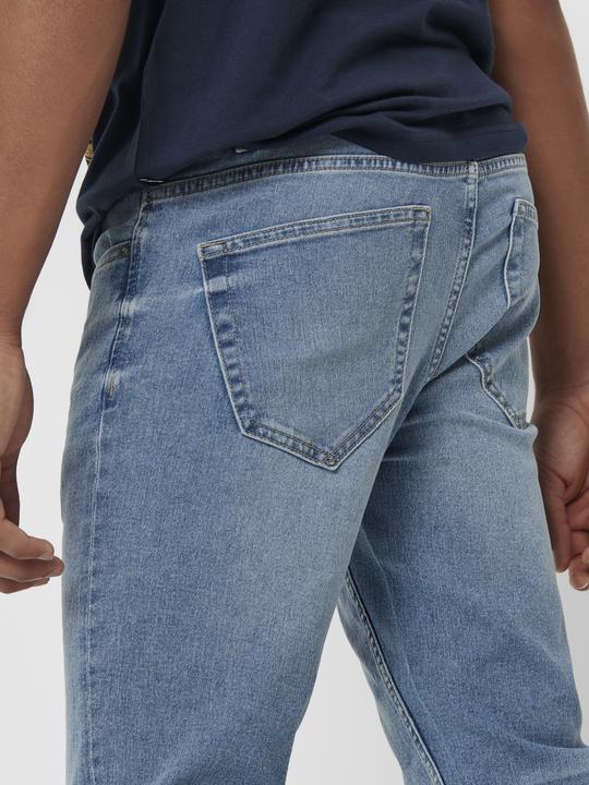 Actual product image Only & Sons ONSWarp Blue Skinny Fit Jeans (W31/L34)