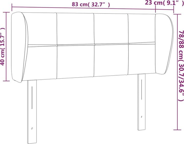 Image du produit vidaXL Andi (163 x 23 x 88 cm)