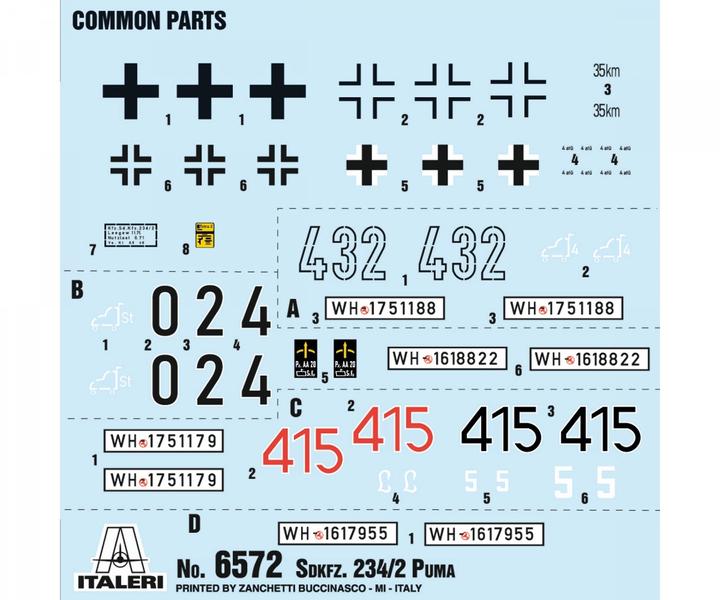 Actual product image 1:35 Dt. SdKfz. 234/2 Puma 8-wheel