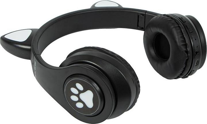 Produktbild Blow Kabellose Kopfhörer Bluetooth 5.0 LED für Kinder mit schwarzen Ohren