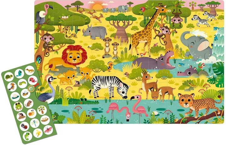 Image du produit Apli Puzzle d'objets cachés Junior Savane 62 pièces (62 pièces)