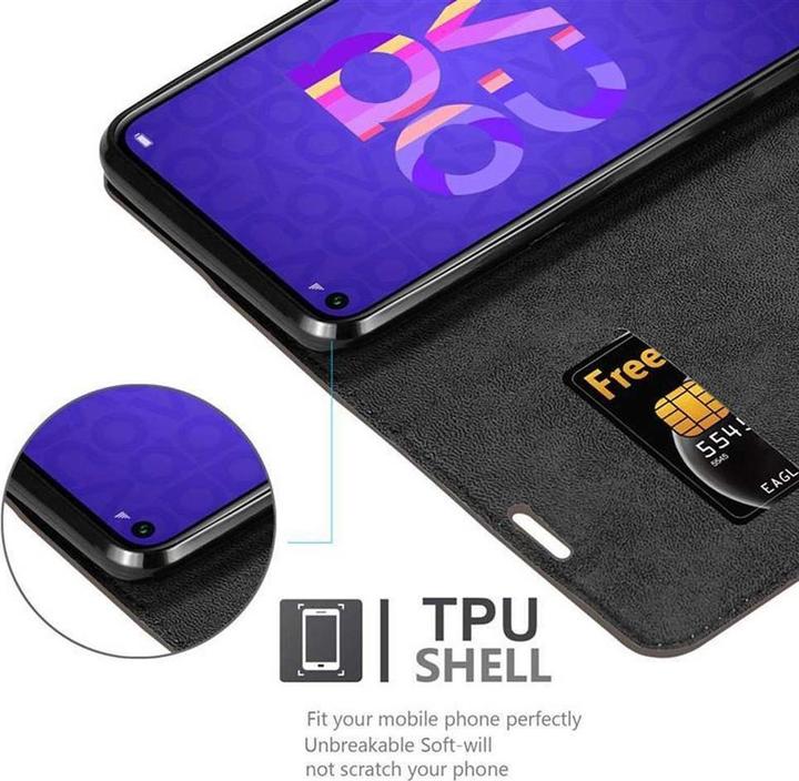 Actual product image Cadorabo Book Invisible Magnet Cover (Huawei Nova 5T)