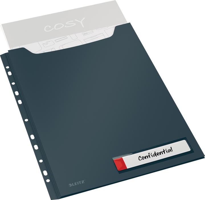 Produktbild Leitz Einlagemappe Cosy Privacy Maxi Hülle Grau (A4, 3x)