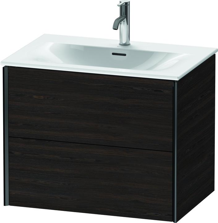 Produktbild Duravit Durait XViu 4133 Waschtischunterbau wandhängend, 2 Schubkästen, für Waschtisch Viu 234473, 710x48 (71 x 48 x 56 cm)