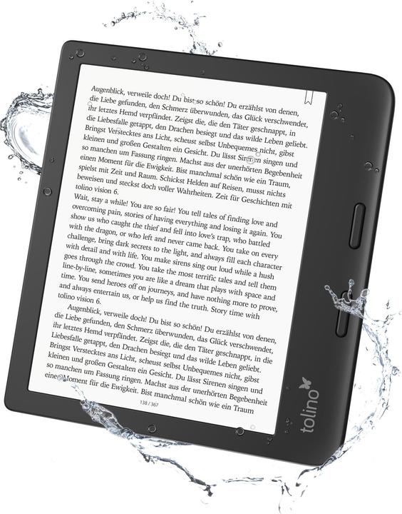 Produktbild tolino vision 6 (7", 16 GB, Black)