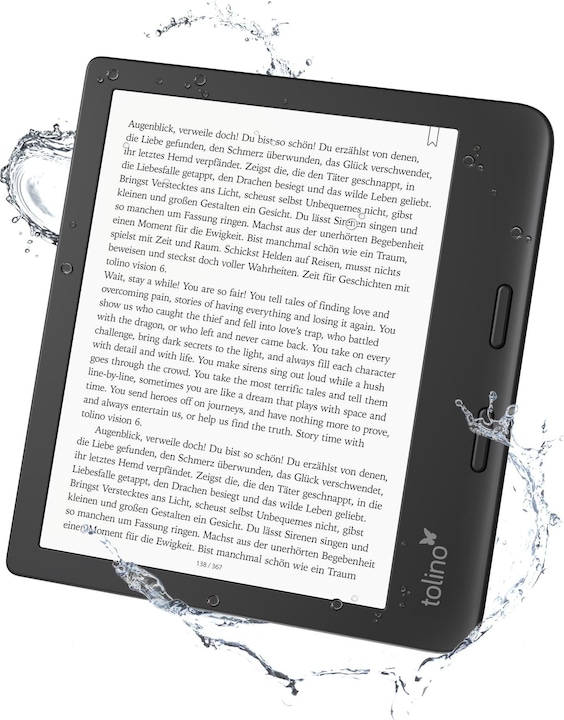 Produktbild tolino vision 6 (7", 16 GB, Black)