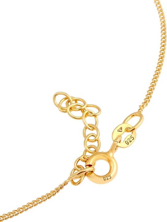 Immagine prodotto Elli Bracciale Cuore Amore San Valentino Argento 925 Placcato oro (16 cm, Argento 925 placcato oro, Nessuna pietra, Smalto)