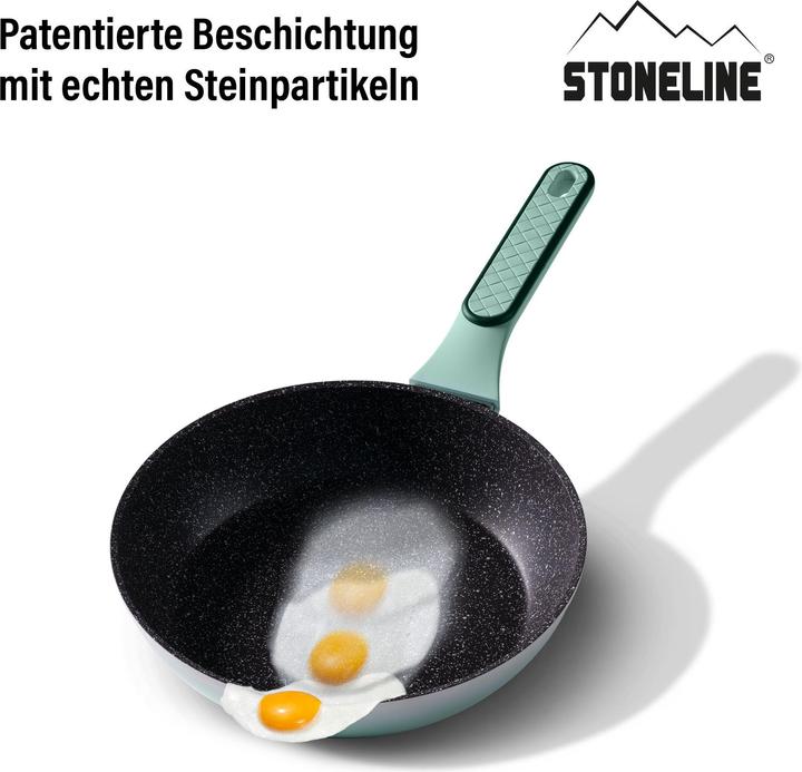 Produktbild Stoneline Mint Kochgeschirr-Set 11-teilig mit Deckeln, beschichtete Töpfe & Pfannen
