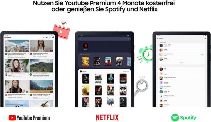 Produktbild Samsung Galaxy Tab S6 Lite (2022) (4G, 10.40", 128 GB, Oxford Gray)