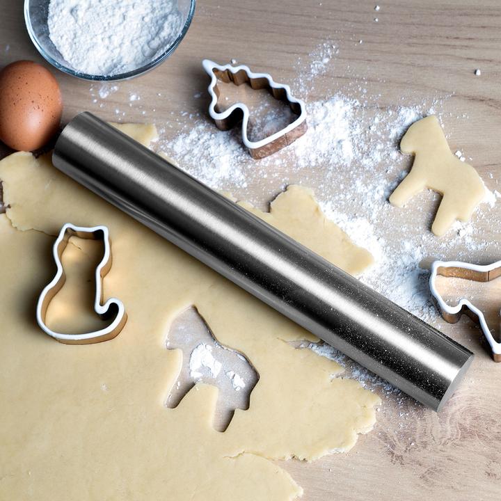 Image du produit Lurch Rouleau à pâte, acier inoxydable - Ø4cm x 40cm